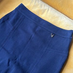 Tory Burch navy knit pencil skirt